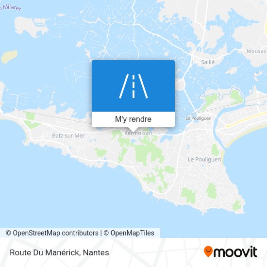 Route Du Manérick plan