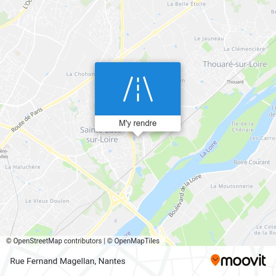 Rue Fernand Magellan plan