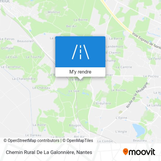 Chemin Rural De La Galonnière plan