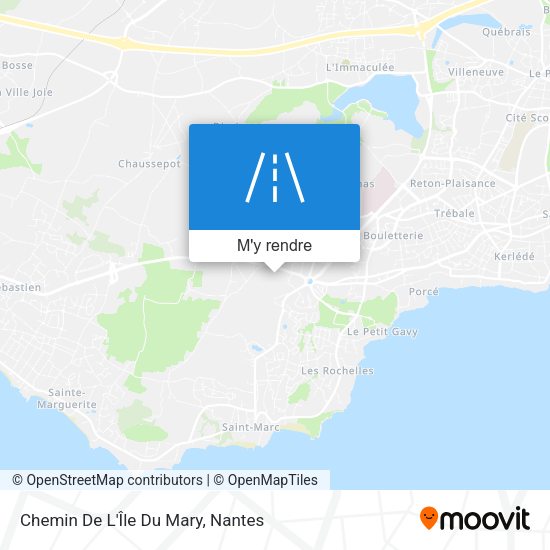 Chemin De L'Île Du Mary plan