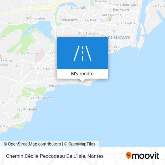 Chemin Cécile Peccadeau De L'Isle plan