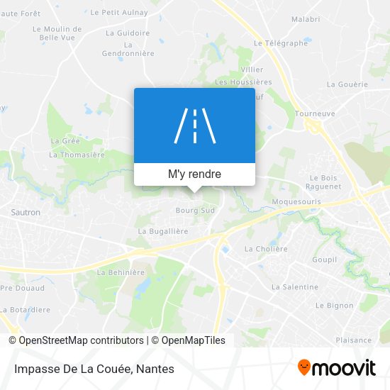 Impasse De La Couée plan
