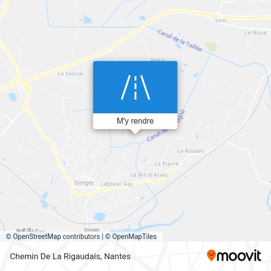 Chemin De La Rigaudais plan