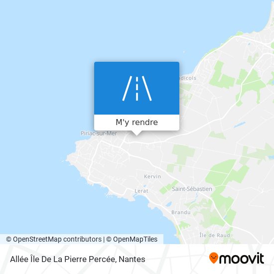 Allée Île De La Pierre Percée plan