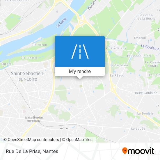 Rue De La Prise plan