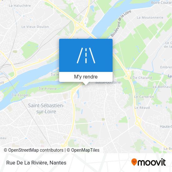 Rue De La Rivière plan