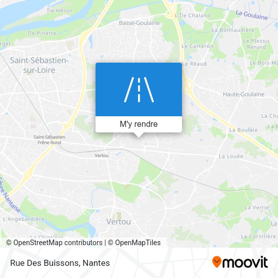 Rue Des Buissons plan
