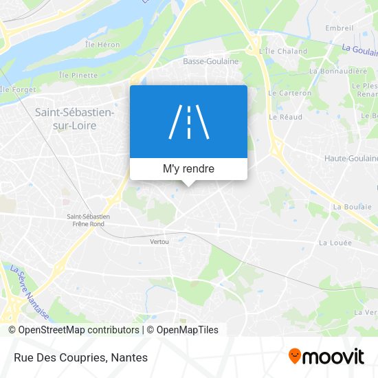Rue Des Coupries plan
