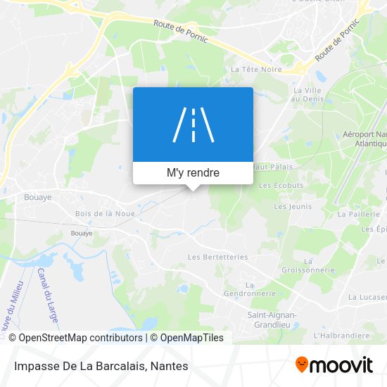 Impasse De La Barcalais plan