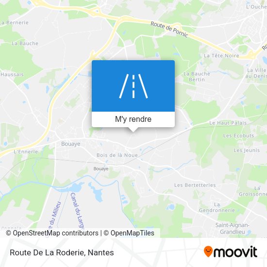 Route De La Roderie plan