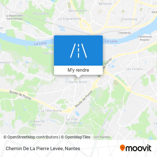 Chemin De La Pierre Levée plan