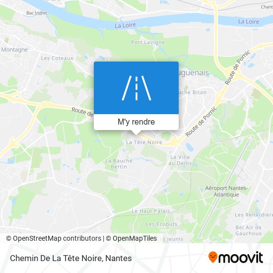 Chemin De La Tête Noire plan