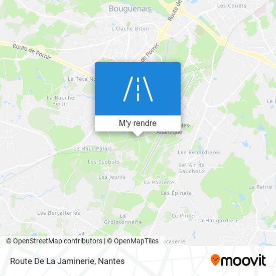 Route De La Jaminerie plan