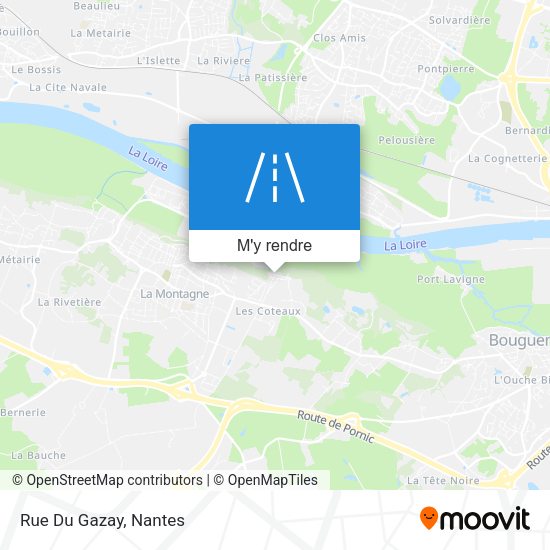 Rue Du Gazay plan