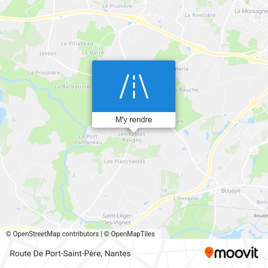 Route De Port-Saint-Père plan