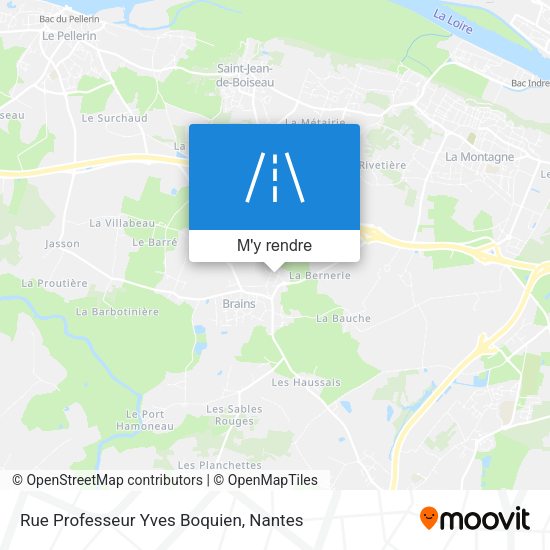 Rue Professeur Yves Boquien plan