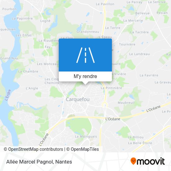 Allée Marcel Pagnol plan