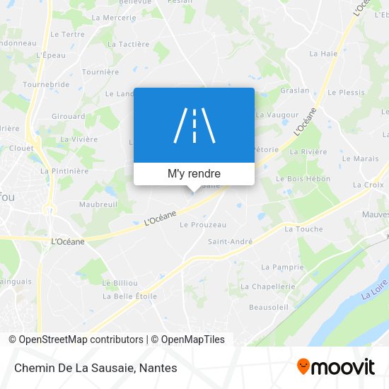 Chemin De La Sausaie plan