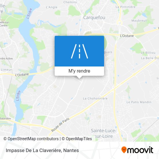 Impasse De La Claverière plan