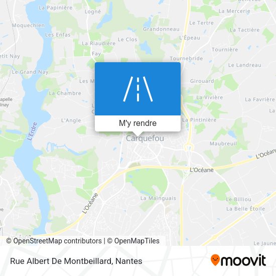 Rue Albert De Montbeillard plan