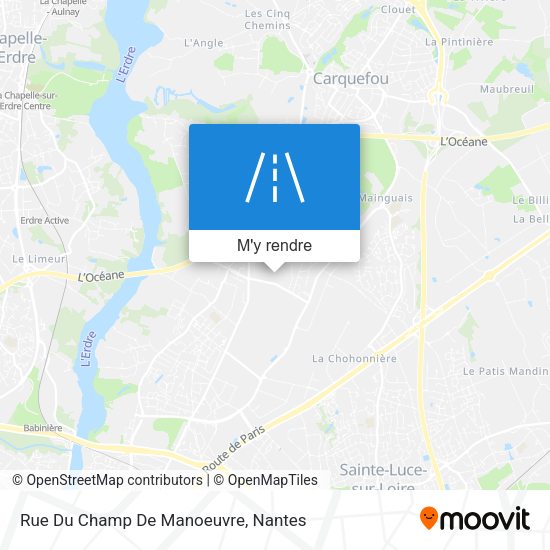 Rue Du Champ De Manoeuvre plan