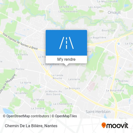 Chemin De La Bilière plan