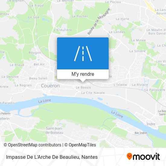 Impasse De L'Arche De Beaulieu plan