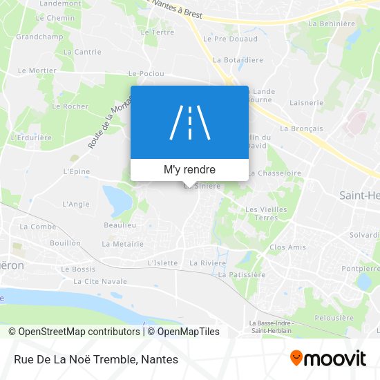 Rue De La Noë Tremble plan