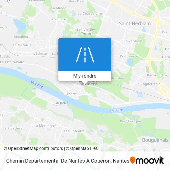 Chemin Départemental De Nantes À Couëron plan