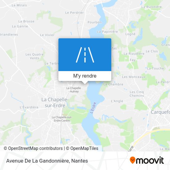 Avenue De La Gandonnière plan