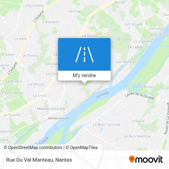 Rue Du Val Manteau plan