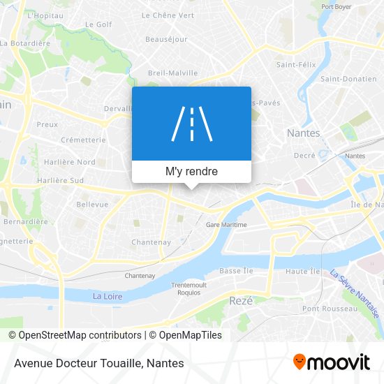 Avenue Docteur Touaille plan