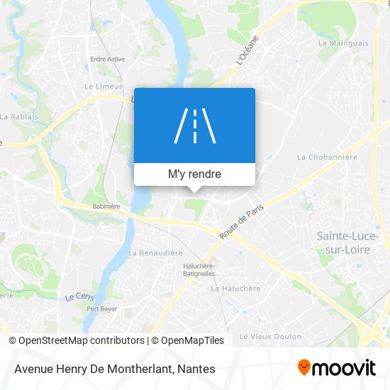 Avenue Henry De Montherlant plan