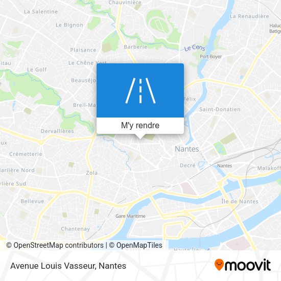Avenue Louis Vasseur plan