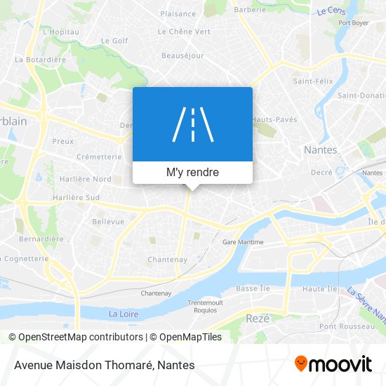 Avenue Maisdon Thomaré plan