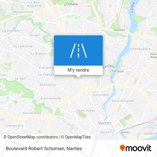 Boulevard Robert Schuman plan