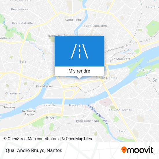 Quai André Rhuys plan