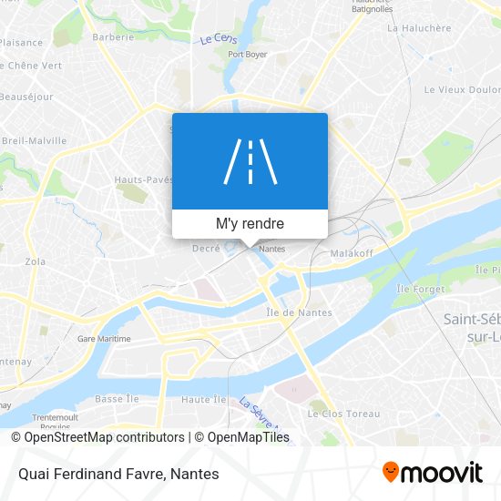 Quai Ferdinand Favre plan