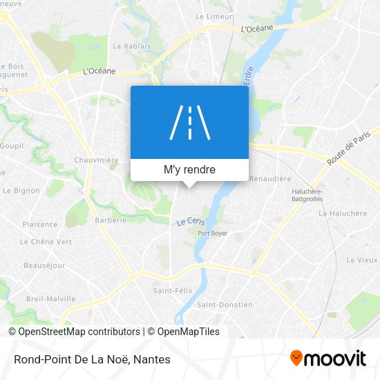 Rond-Point De La Noë plan