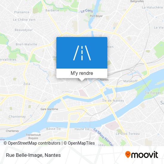 Rue Belle-Image plan