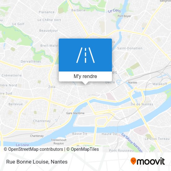 Rue Bonne Louise plan