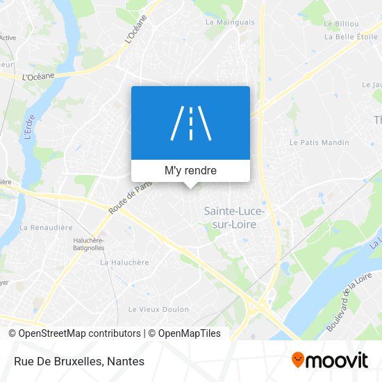 Rue De Bruxelles plan
