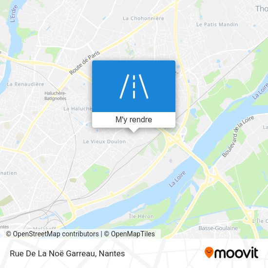 Rue De La Noë Garreau plan