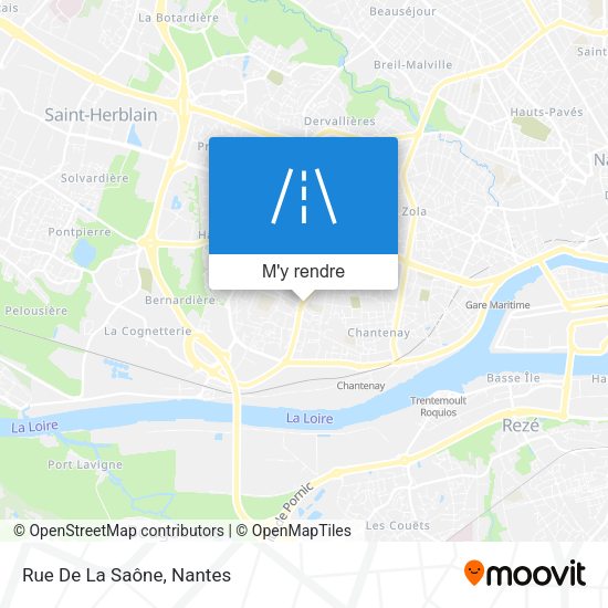 Rue De La Saône plan