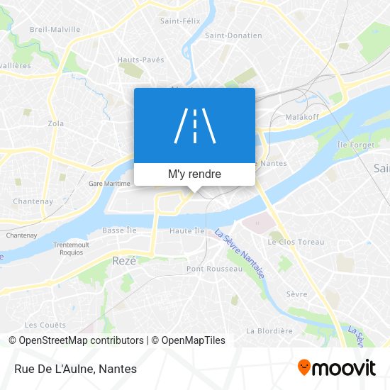Rue De L'Aulne plan