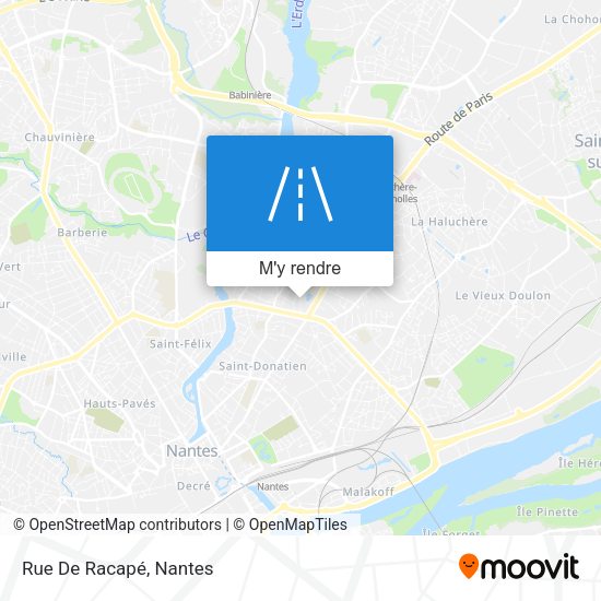 Rue De Racapé plan