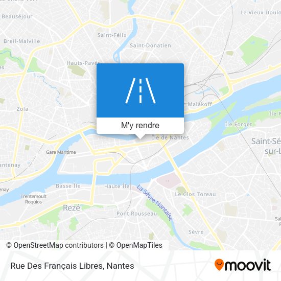 Rue Des Français Libres plan
