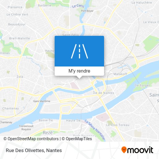 Rue Des Olivettes plan