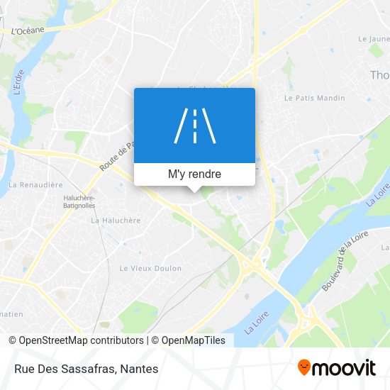 Rue Des Sassafras plan