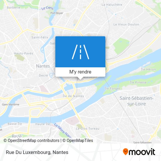 Rue Du Luxembourg plan